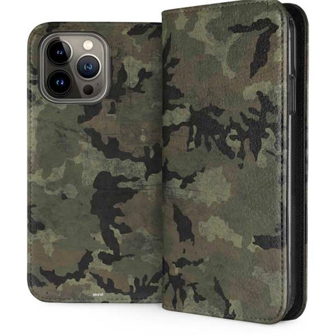 Hunting Camo iPhone 15 Pro Max Folio Case